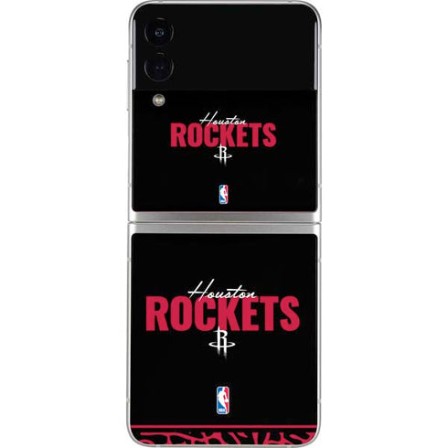 NBA Houston Rockets Elephant Print Galaxy Z Flip4 5G Skin
