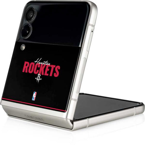 NBA Houston Rockets Elephant Print Galaxy Z Flip4 5G Skin
