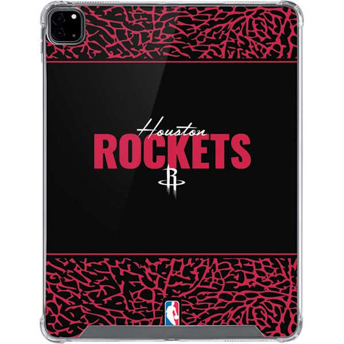 NBA Houston Rockets Elephant Print iPad Pro 12.9in (2020) Clear Case