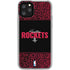 NBA Houston Rockets Elephant Print iPhone 11 Pro Clear Case