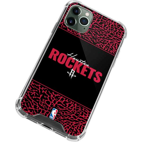 NBA Houston Rockets Elephant Print iPhone 11 Pro Max Clear Case