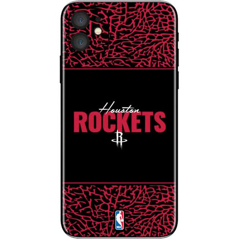 NBA Houston Rockets Elephant Print iPhone 11 Skin