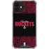 NBA Houston Rockets Elephant Print iPhone 12 Clear Case