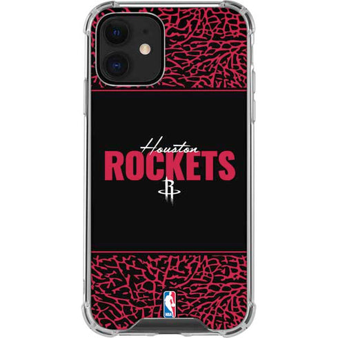 NBA Houston Rockets Elephant Print iPhone 12 Mini Clear Case