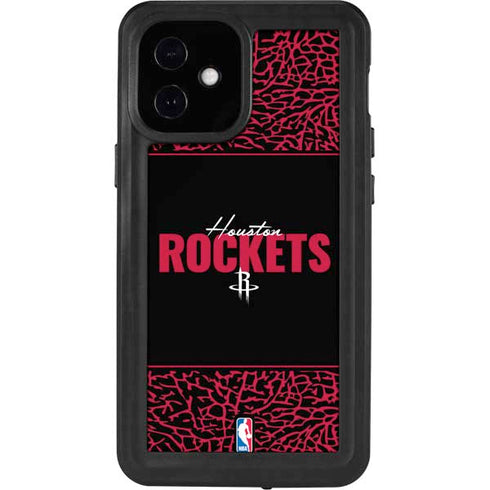 NBA Houston Rockets Elephant Print iPhone 12 Mini Waterproof Case