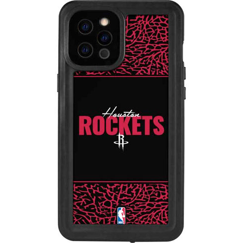 NBA Houston Rockets Elephant Print iPhone 12 Pro Max Waterproof Case