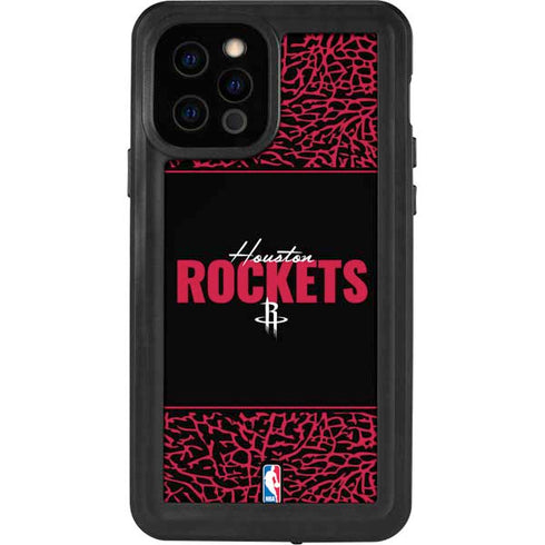 NBA Houston Rockets Elephant Print iPhone 12 Pro Waterproof Case