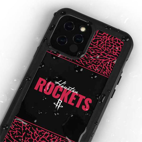 NBA Houston Rockets Elephant Print iPhone 12 Pro Waterproof Case