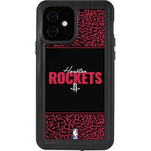 NBA Houston Rockets Elephant Print iPhone 12 Waterproof Case