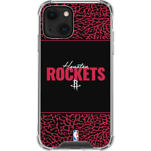NBA Houston Rockets Elephant Print iPhone 13 Mini Clear Case