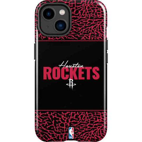 NBA Houston Rockets Elephant Print iPhone 15 Plus Impact Case