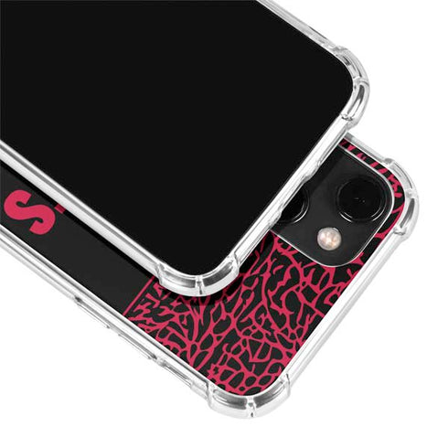 NBA Houston Rockets Elephant Print iPhone 15 Plus Clear Case