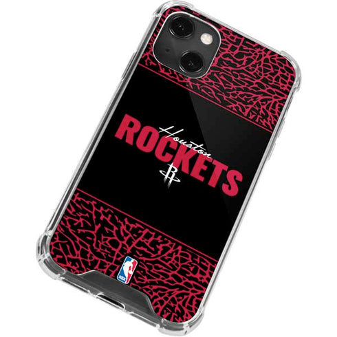 NBA Houston Rockets Elephant Print iPhone 15 Plus Clear Case