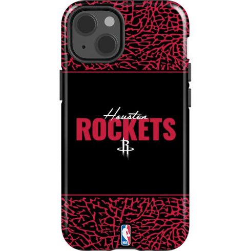 NBA Houston Rockets Elephant Print iPhone 14 Impact Case