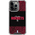 NBA Houston Rockets Elephant Print iPhone 15 Pro Clear Case