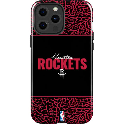 NBA Houston Rockets Elephant Print iPhone 15 Pro Max Impact Case