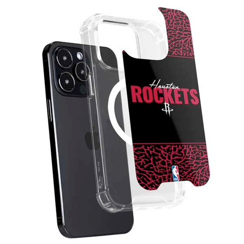 NBA Houston Rockets Elephant Print iPhone 15 Pro Max MagSafe Case