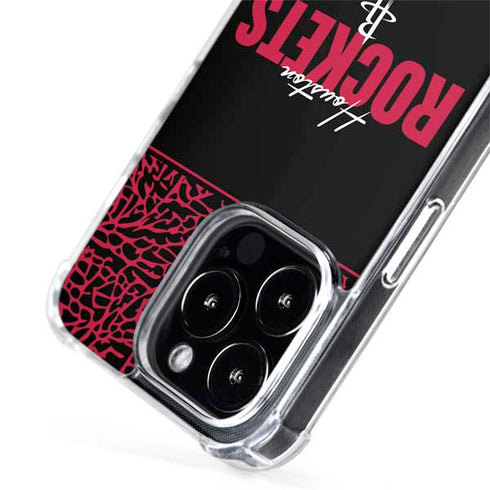 NBA Houston Rockets Elephant Print iPhone 15 Pro Max MagSafe Case