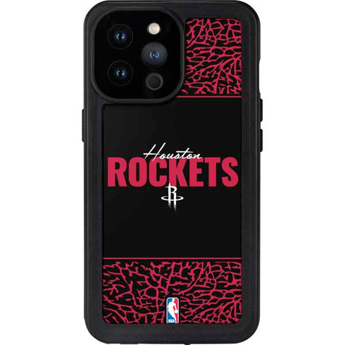NBA Houston Rockets Elephant Print iPhone 14 Pro Max Waterproof Case