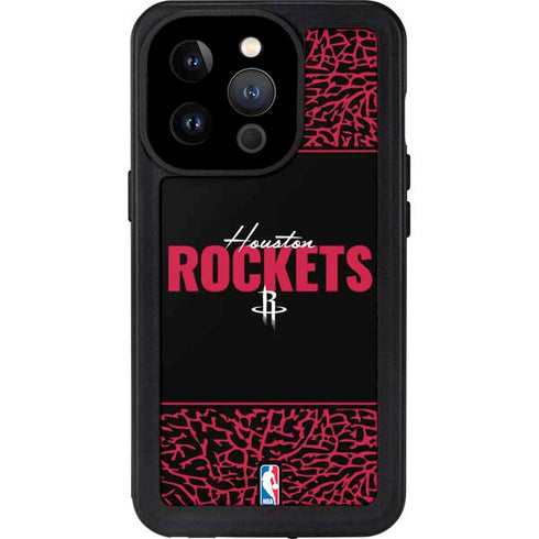 NBA Houston Rockets Elephant Print iPhone 14 Pro Waterproof Case
