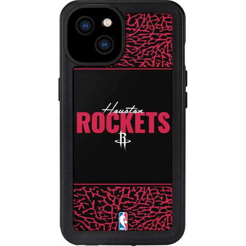 NBA Houston Rockets Elephant Print iPhone 15 Plus Waterproof Case