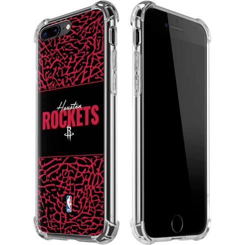 NBA Houston Rockets Elephant Print iPhone 7/8 Plus Clear Case