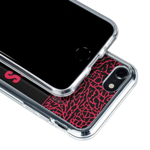 NBA Houston Rockets Elephant Print iPhone SE (2nd & 3rd Gen) Clear Case
