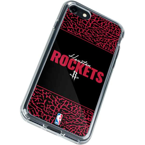 NBA Houston Rockets Elephant Print iPhone SE (2nd & 3rd Gen) Clear Case