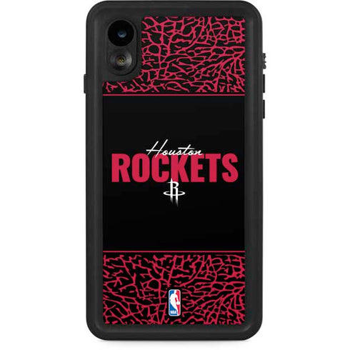 NBA Houston Rockets Elephant Print iPhone XR Waterproof Case