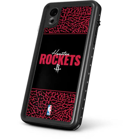 NBA Houston Rockets Elephant Print iPhone XR Waterproof Case