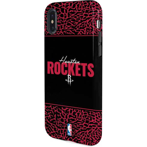 NBA Houston Rockets Elephant Print iPhone XS Pro Case
