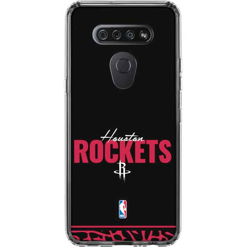 NBA Houston Rockets Elephant Print LG K51/Q51 Clear Case