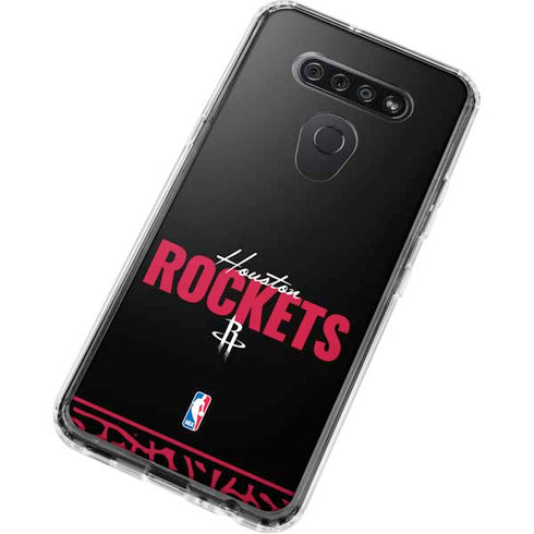 NBA Houston Rockets Elephant Print LG K51/Q51 Clear Case