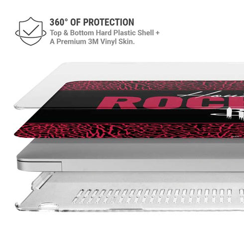 NBA Houston Rockets Elephant Print MacBook Pro 15in (2016-19) Case plus Skin
