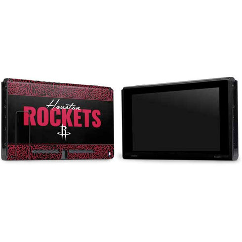NBA Houston Rockets Elephant Print Nintendo Switch Bundle Skin