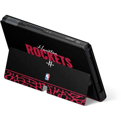 NBA Houston Rockets Elephant Print Nintendo Switch OLED (2021) Skin