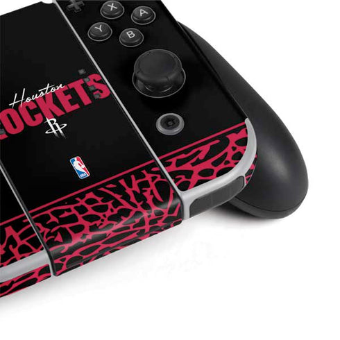 NBA Houston Rockets Elephant Print Nintendo Switch OLED (2021) Skin
