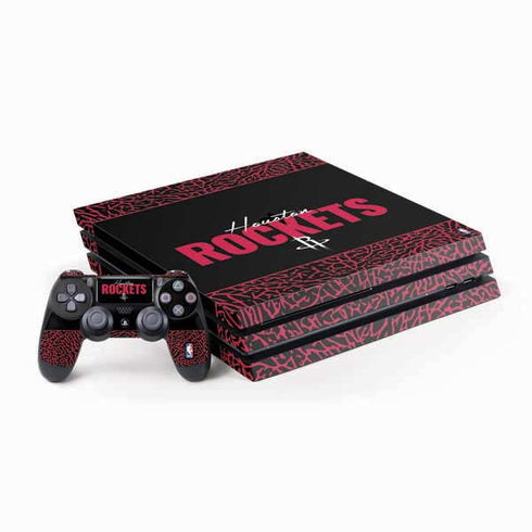 NBA Houston Rockets Elephant Print PS4 Pro Bundle Skin