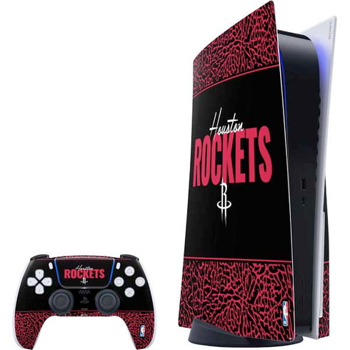 NBA Houston Rockets Elephant Print PS5 Bundle Skin
