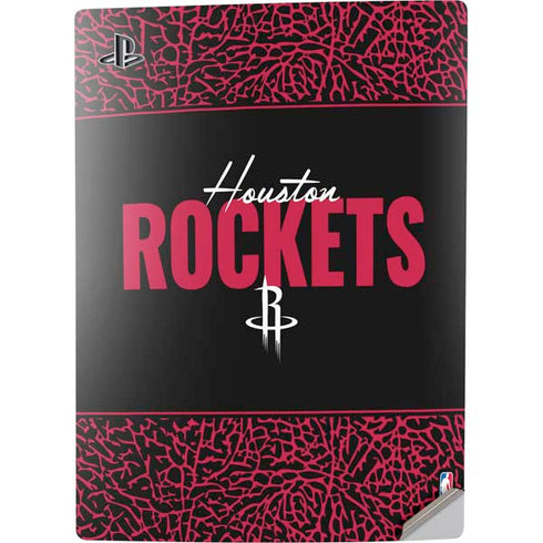 NBA Houston Rockets Elephant Print PS5 Digital Edition Console Skin