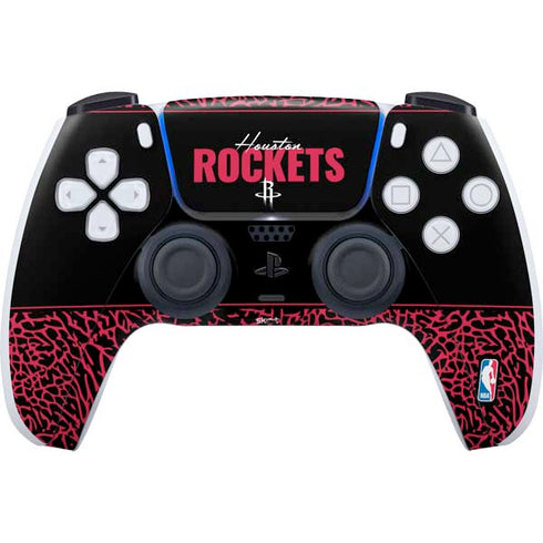 NBA Houston Rockets Elephant Print PS5 Controller Skin