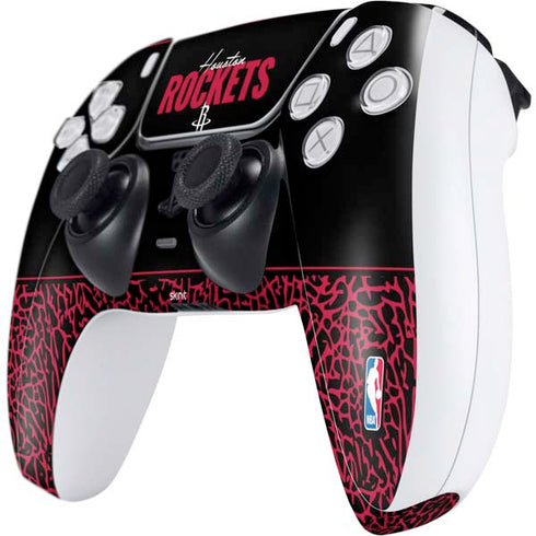 NBA Houston Rockets Elephant Print PS5 Controller Skin