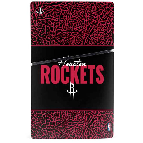 NBA Houston Rockets Elephant Print PS5 Slim Digital Edition Bundle Skin