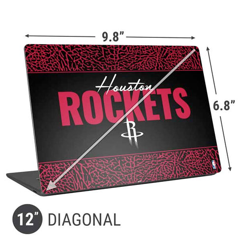 NBA Houston Rockets Elephant Print Universal Laptop 12in (9.8 x 6.8in) Skin