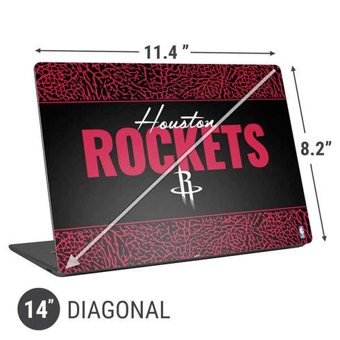 NBA Houston Rockets Elephant Print Universal Laptop 14in (11.4 x 8.2in) Skin