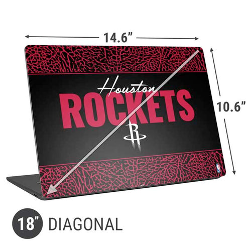 NBA Houston Rockets Elephant Print Universal Laptop 18in (14.6 x 10.6in) Skin
