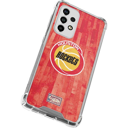 NBA Houston Rockets Hardwood Classics Galaxy A53 5G Clear Case