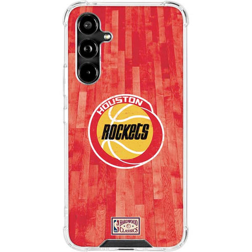 NBA Houston Rockets Hardwood Classics Galaxy A54 5G Clear Case