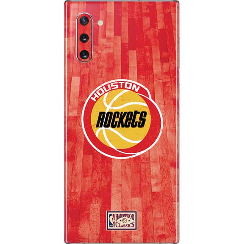 NBA Houston Rockets Hardwood Classics Galaxy Note 10 Skin