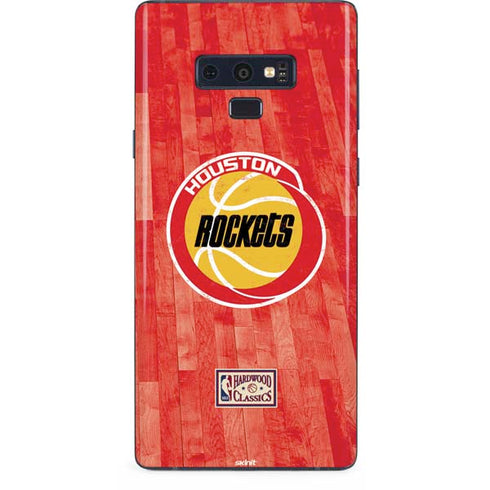 NBA Houston Rockets Hardwood Classics Galaxy Note 9 Skin